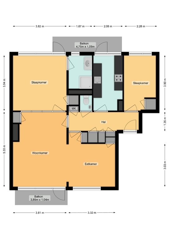 mediumsize floorplan